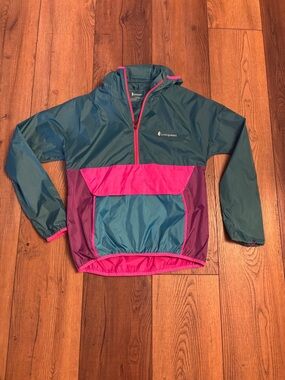 cotopaxi Teal, Pink & Purple Utility Windbreaker